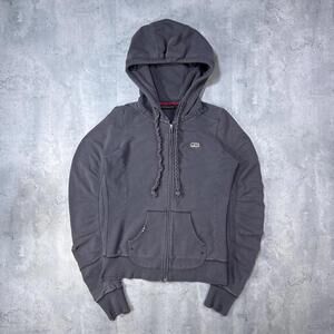Y2K Napapijiri 00s England Gray Zip Up Jacket